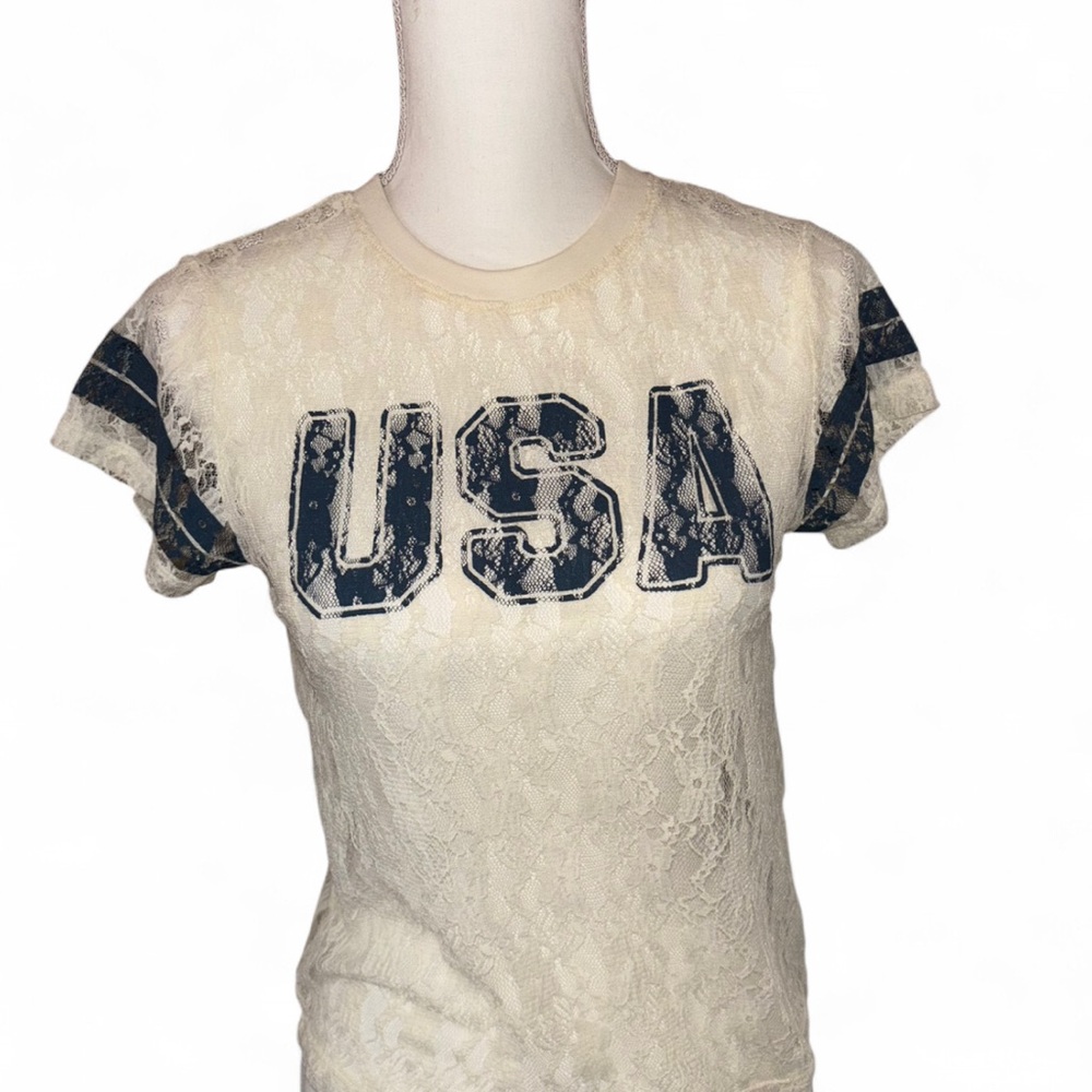 Chic USA Lace Top - White